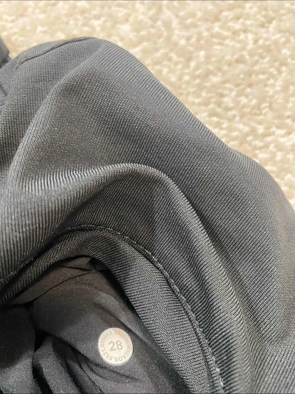 lululemon athletica Black Tailored Jogger Pants Size 28